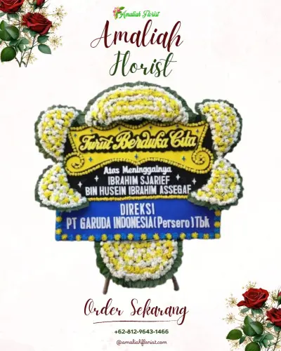 Papan Bunga Duka di Pandanmulyo
