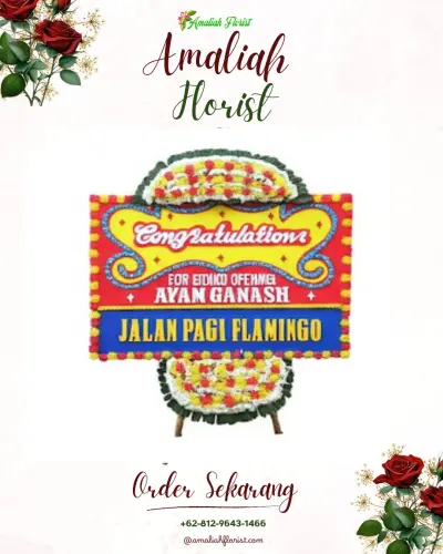 Bunga Papan Congratulation di Pandanmulyo
